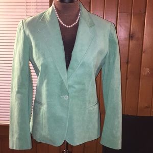 Mint Suede Jacket